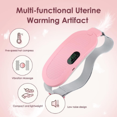 Picture of Period Pain Reliever Belt Heating And Massage-Body Slimming & Electric Massagers-Nr mart - Multicolor