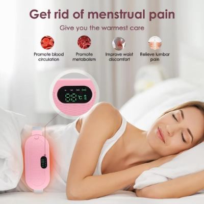 Picture of Period Pain Reliever Belt Heating And Massage-Body Slimming & Electric Massagers-Nr mart - Multicolor