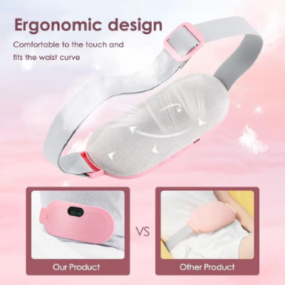 Picture of Period Pain Reliever Belt Heating And Massage-Body Slimming & Electric Massagers-Nr mart - Multicolor