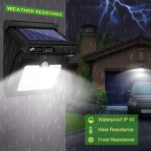 Picture of Solar Power 30 LED PIR Motion Sensor Wall Light Waterproof Outdoor Path Yard Garden Security Lamp - Wall Lights & Sconces-Wall Lights & Sconces-Nr mart - Multicolor