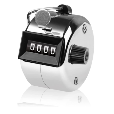 Picture of Metal Tasbih Tally Counter Manual Mechanical Clicker Tasbeeh with Finger Ring-Religious Items-Nr mart