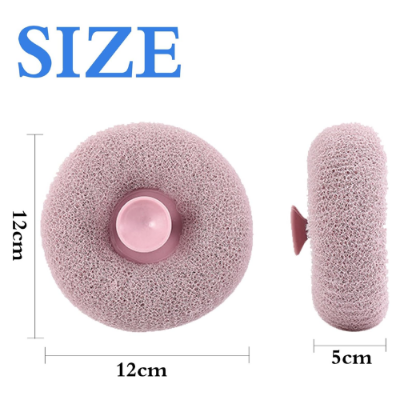 Picture of shower puff pure bath pouf luxurious exfoliation sponge for smooth skin-Shower brush - NR Mart - Multicolor