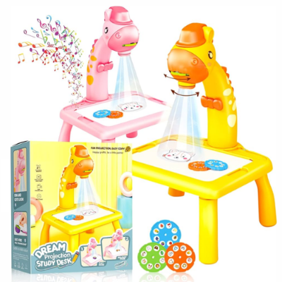 Picture of Children Learning Desk Trace And Draw Projector Art Drawing Board Projection Tracing Painting Table Toy Early Educational Gift For Boys Girls Over 3 Yearrs -Early Learning-Nr mart - Multicolor