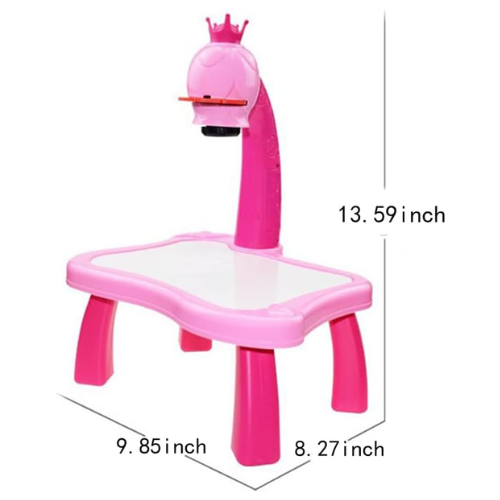 Picture of Children Learning Desk Trace And Draw Projector Art Drawing Board Projection Tracing Painting Table Toy Early Educational Gift For Boys Girls Over 3 Yearrs -Early Learning-Nr mart - Multicolor