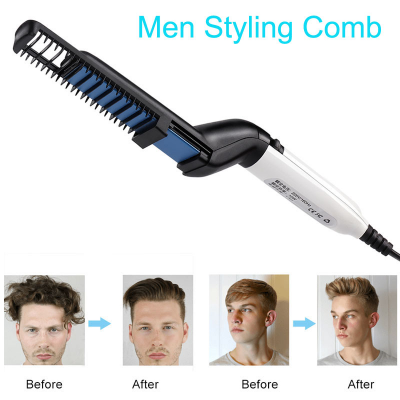 Picture of Multifunction Electric Hair Styling Combs Modelling Comb Curler Brush Men Hairdressing Styling Comb New - NR Mart - Multicolor