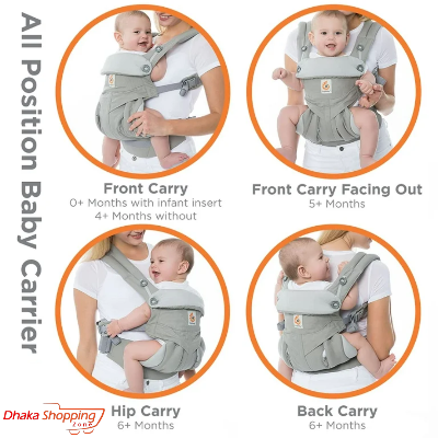 Picture of BabyGo 4-in-1 Baby Carrier For 5 Months and Above - NR Mart - Multicolor