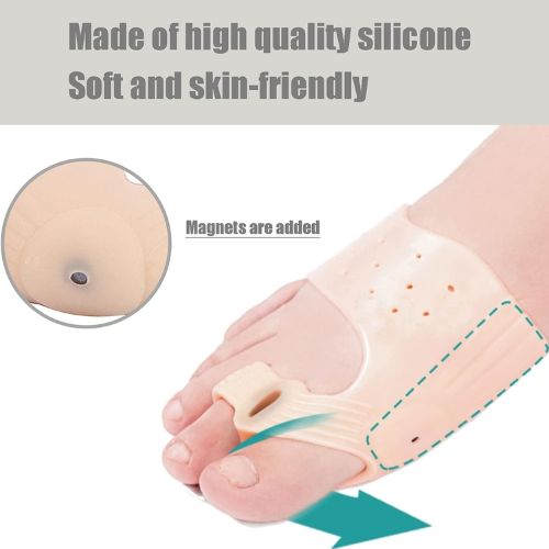 Picture of First Use and Then Pay Keliang Magnet Toe Corrector Thumb Valgus Big Foot Bone Can Wear Shoes for Men and Women-One Pair - NR Mart - Multicolor