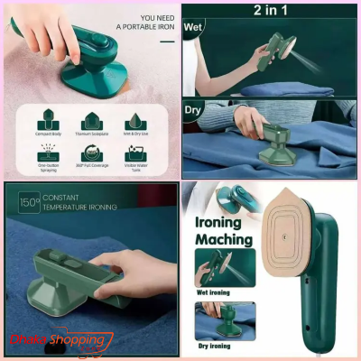 Picture of Professional Micro Steam Iron Handheld Household Portable Mini Iron Machine For Home Travel Business & Garment By NR Mart - Iron Machine - Multicolor