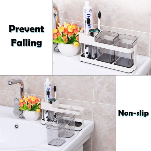 Picture of Toothbrush Holder Automatic Toothbrush Dispenser Holder Electric Toothbrush Storage Box Bathroom Accessories -  NR Mart-2024