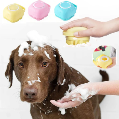 Picture of Bath Massage Gloves Brush Soft Safety Silicone-NR Mart-2024 - Multicolor