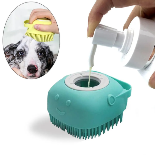Picture of Bath Massage Gloves Brush Soft Safety Silicone-NR Mart-2024 - Multicolor