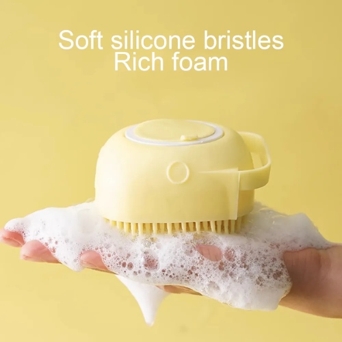 Picture of Bath Massage Gloves Brush Soft Safety Silicone-NR Mart-2024 - Multicolor