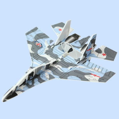 Picture of SU 27 Mini Auto Flying DIY Plane Kit (complete set) - NR Mart-2024 - Multicolor