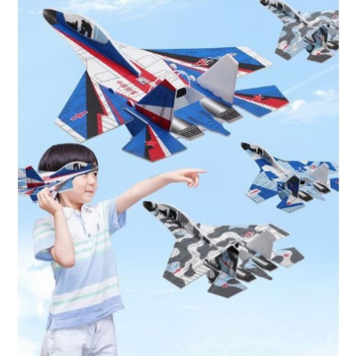 Picture of SU 27 Mini Auto Flying DIY Plane Kit (complete set) - NR Mart-2024 - Multicolor