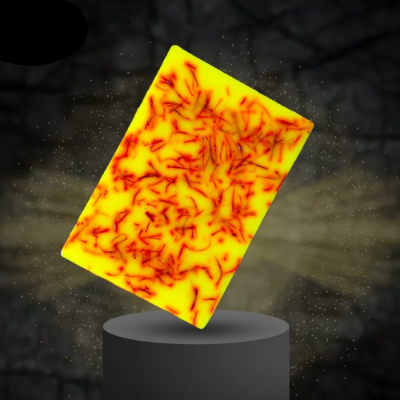 Picture of Hand Made Real Saffron Goat Milk Bar Soap -90g-Beauty soap - NR Mart-2024
