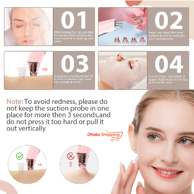 Picture of Black Head Remover Device for Men & Women,Electric Vacuum Blackhead Remover - Multicolor