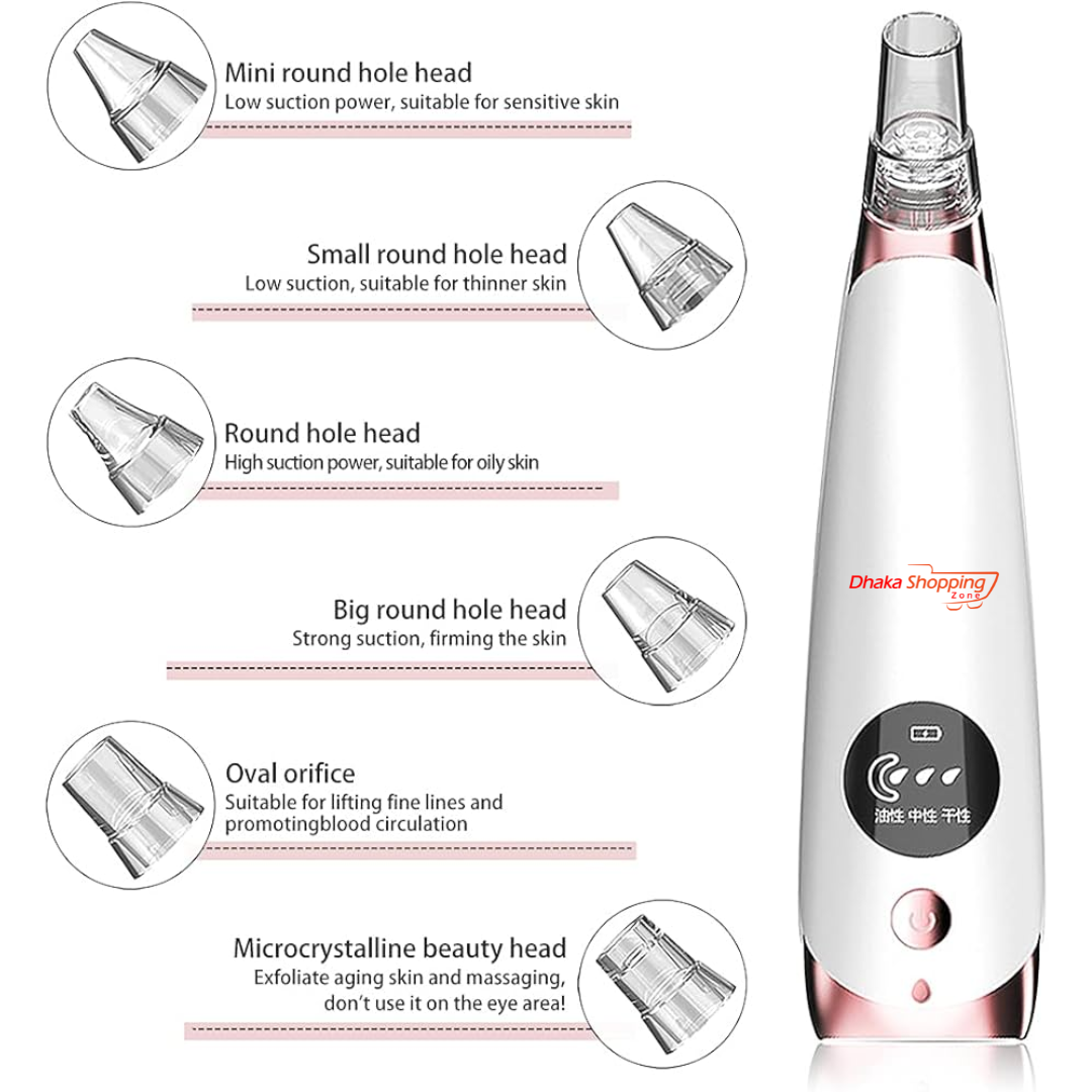 Picture of Black Head Remover Device for Men & Women,Electric Vacuum Blackhead Remover - Multicolor