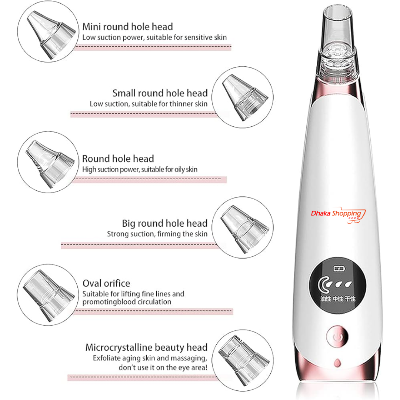 Picture of Black Head Remover Device for Men & Women,Electric Vacuum Blackhead Remover - Multicolor