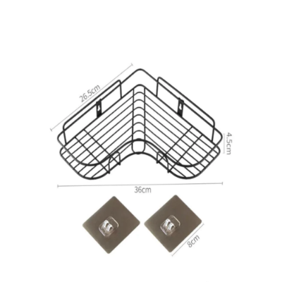 Picture of Bathroom Shelf Shower Organizer Triangle Cosmetic Storage Rack Kitchen Toilet Conbo-NR Mart-2024 - Multicolor