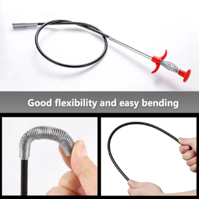 Picture of Hot 160cm Spring Pipe Dredging Tools Drain Snake/Cleaner Sticks Clog Remover Cleaning Tools Household for Kitchen Sink - NR Mart-2024 - Multicolor