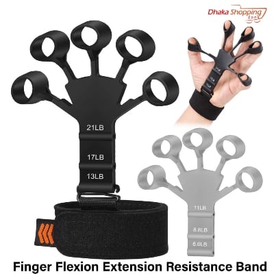 Picture of Silicone Hand Grip Device Finger Exerciser Strengthener Stretcher-NR Mart-2024 - Multicolor