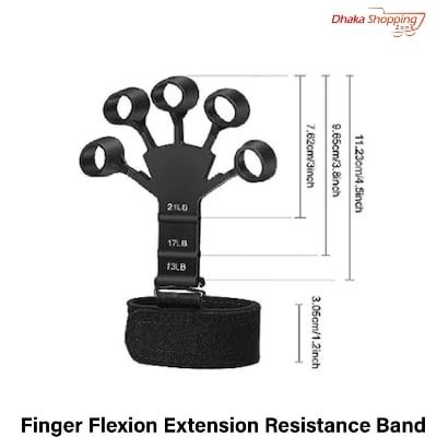 Picture of Silicone Hand Grip Device Finger Exerciser Strengthener Stretcher-NR Mart-2024 - Multicolor