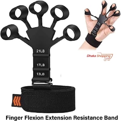 Picture of Silicone Hand Grip Device Finger Exerciser Strengthener Stretcher-NR Mart-2024 - Multicolor