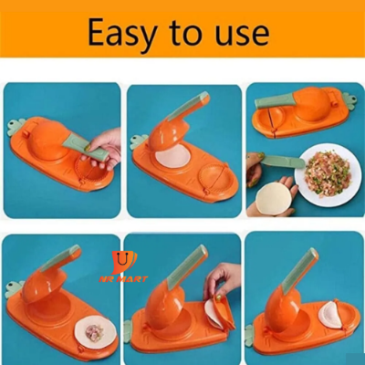 Picture of 2 in 1 Dumpling Maker - Momo Maker - Pitha Maker - NR Mart-2024 - Multicolor