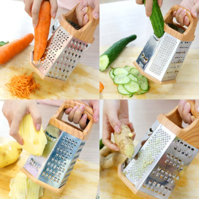 Picture of Food & Vegetable Grater/Slicer/Peelers | High Quality Stainless Steel - NR Mart-2024 - Multicolor