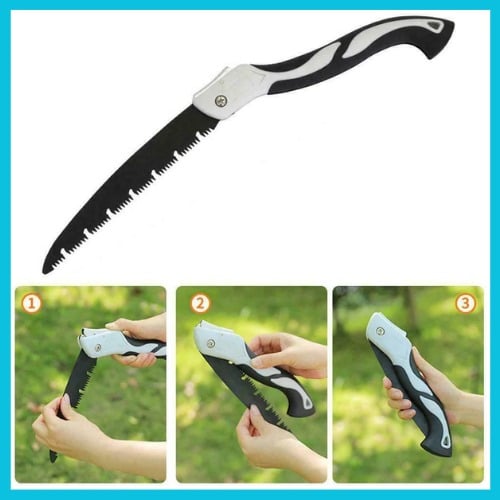 Picture of Folding Saw Heavy Duty Portable Extra Blade Hand Saw For Wood Camping, Dry Wood Pruning Gardening pruning Saw With Hard Teeth - NR Mart-2024 - Multicolor