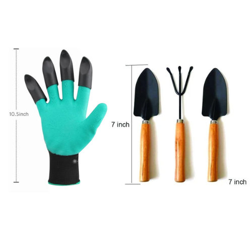 Picture of Gardening Tools Sets With Gardening Gloves - NR Mart-2024 - Multicolor