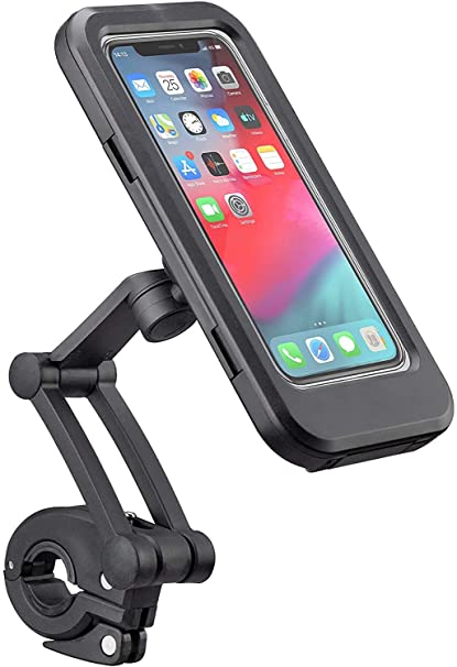 Picture of Universal 360 Rotating Bike Handlebar Mobile Phone Holder With Touch Screen - NR Mart-2024 - Multicolor