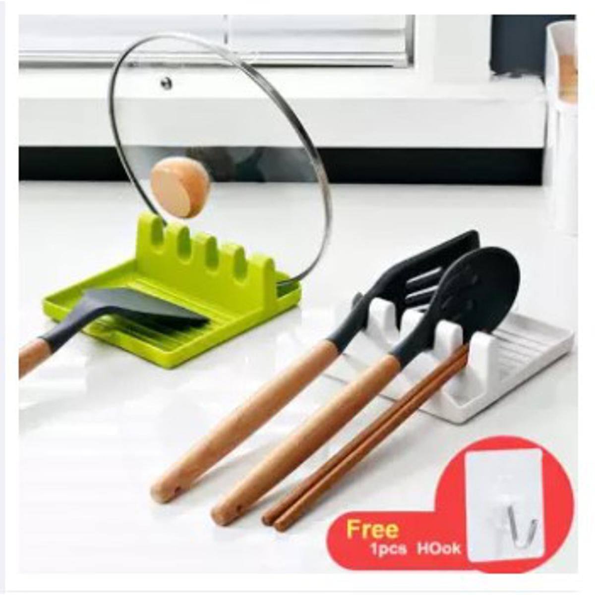 Picture of 1 Pieces Multi Function Ladle Spoon Rest Holder - NR Mart-2024 - Multicolor