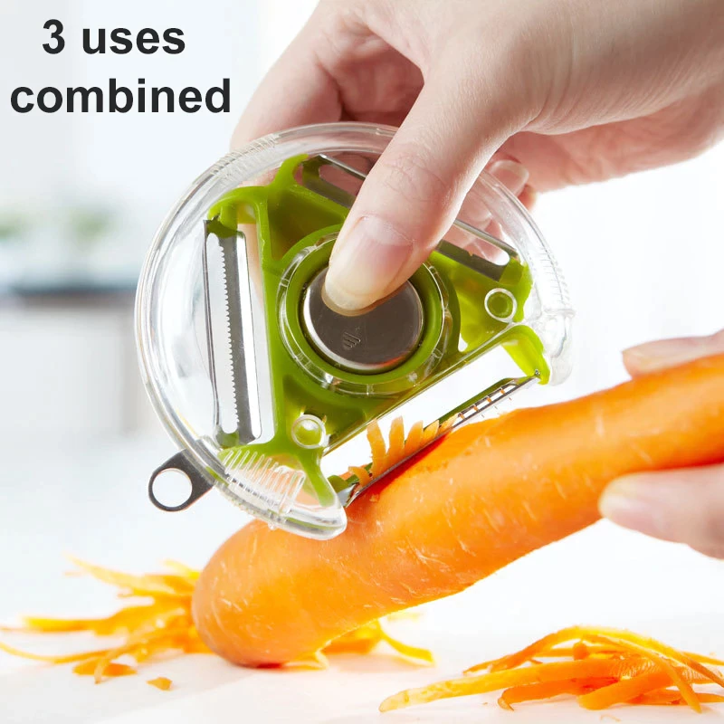 Picture of 3in1 multifunctional potato peeler vegetable slicer Fruit cheese carrot grater potato cutter kitchen home gadgets accessories -  NR Mart-2024