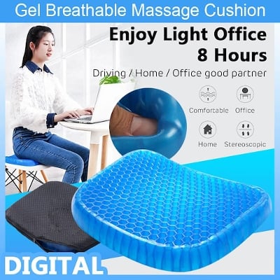 Picture of Silicone Comfort Portable Egg Sitter Seat Cushion for Car Office Chair Wheelchair - NR Mart-2024 - Multicolor