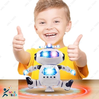 Picture of Generic Naughty Dancing Robot With 3D Light - NR Mart-2024 - Multicolor