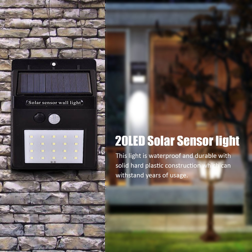Picture of Solar Power 30 LED PIR Motion Sensor Wall Light Waterproof Outdoor Path Yard Garden Security Lamp - NR Mart-2024 - Multicolor