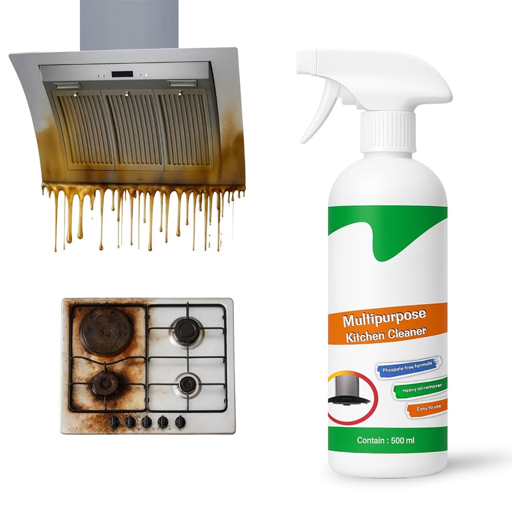 Picture of New Powerful Kitchen Cleaner Spray Oil Purification-500ml - NR Mart-2024 - multicolor
