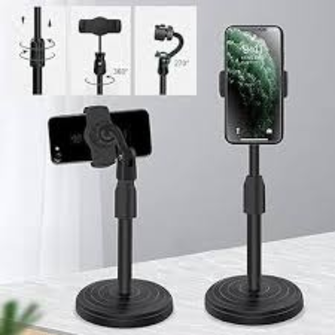 Picture of Height Adjustable Mobile Phone Stand Holder for Live Stream -Docks & Stands - NR Mart-2024 - Multicolor
