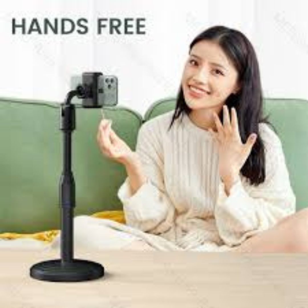 Picture of Height Adjustable Mobile Phone Stand Holder for Live Stream -Docks & Stands - NR Mart-2024 - Multicolor