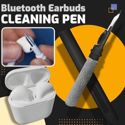 Picture of headphone clener/Bluetooth Earbuds Cleaning Pen With Soft Microfiber Brush Portable Multifunctional Earphone Cleaning Pen Durable Earbuds Wash Cleaning Tools For Airpods Keyboard Earphone Case -1pcs NR Mart-2024 - Multicolor