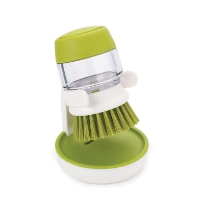 Picture of Dishwasher Soap Dispensing Palm Brush With Storage -  NR Mart-2024 - multicolor