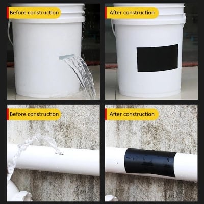 Picture of Waterproof Tape for Pipes Patch Holes Super Strong Fiber flex tape Stop Leaks Seal Repair Tape Adhesive duct tape - NR Mart-2024 - Multicolor