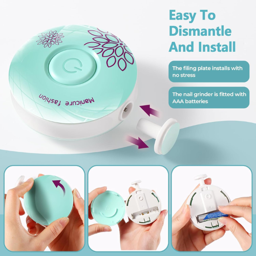 Picture of Baby Nail Trimmer Baby Care Set Electric Manicure Set Electric Electric Nail Trimmer For Baby Newborn Nail Trimmer Manicure Kit For Baby Infant Nail Trimmer Baby Nail Trimmer Nail Care High Newborn Nail Cutter Infant Nail-NR Mart-2024 - Multicolor