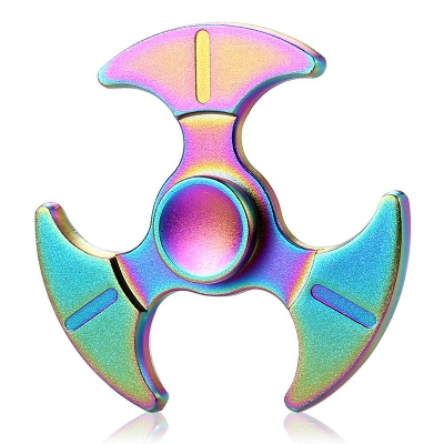 Picture of 3 Shape Metal Fidget Spinner Toy - NR Mart-2024 - multicolor