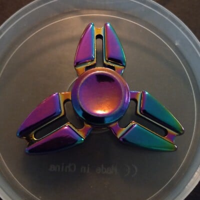 Picture of 3 Shape Metal Fidget Spinner Toy - NR Mart-2024 - multicolor
