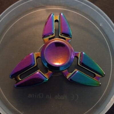 Picture of 3 Shape Metal Fidget Spinner Toy - NR Mart-2024 - multicolor