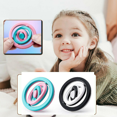 Picture of New Kid Fun 3D Flip Finger Spinner Fidget Toy Fingertip Gyro Relief Stress Child Hand Top Sensory Toy Anti-Stress Gift - NR Mart-2024 - multicolor