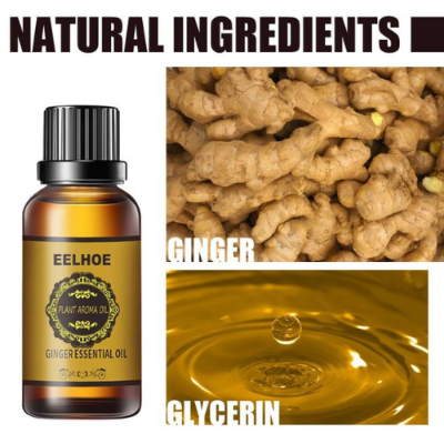 Picture of Ginger Essential Oil, pet komanor tel /oil - NR Mart-2024 - 30ml