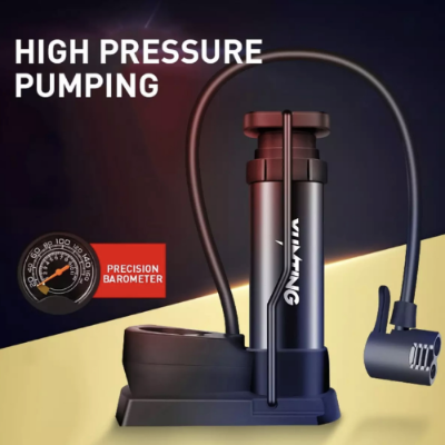 Picture of Out tobe Bike Pump Portable Foot Pump Bike Floor Pump Mini Air Inflator High Pressure Bike Pump Household Pump MTB Bicycle Pump Bike Accessories - NR Mart-2024 - Multicolor